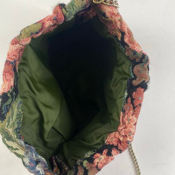 Cottage Autumnal Floral Tapestry Chain Strap Crossbody Purse Bag - Picture 7 of 7